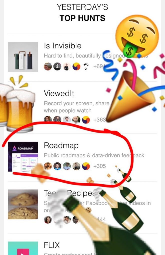 ProductHunt trending