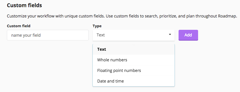 Custom Fields