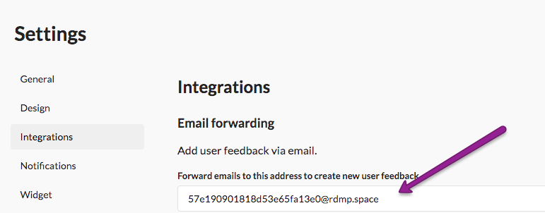 Email integration