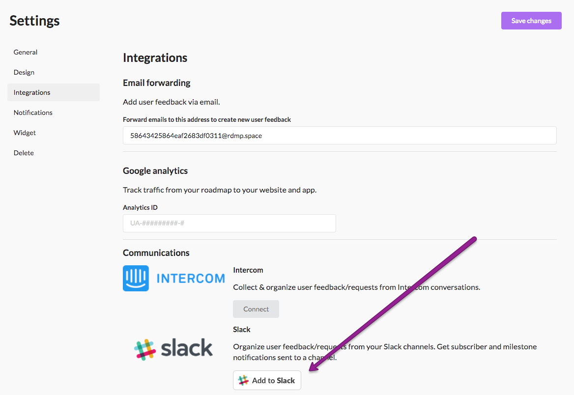 Connect to Slack